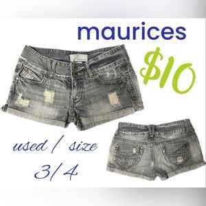 Maurice’s woman’s Jean shorts
